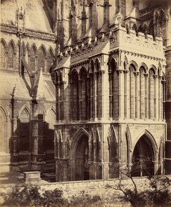 Katedra w Lincoln, kruchta Galilei autorstwa Roger Fenton