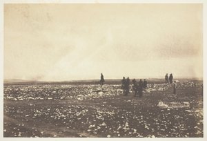 Funkcjonariusze na posterunku w Cathcarts Hill autorstwa Roger Fenton