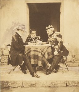 Rada wojenna odbyta rankiem w dniu zdobycia Mamelonu autorstwa Roger Fenton