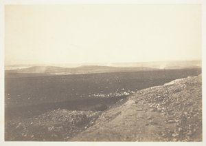 Mamelon i Malakoff z Baterii Moździerzy autorstwa Roger Fenton