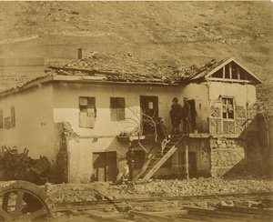 Stara poczta, Bałakława. autorstwa Roger Fenton