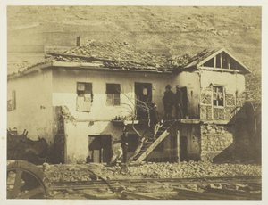 Stara poczta, Bałakława autorstwa Roger Fenton