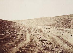Dolina Cienia Śmierci autorstwa Roger Fenton