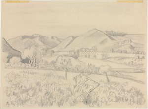 Krajobraz autorstwa Roger Fry