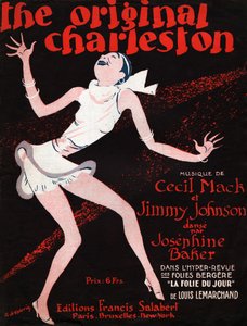 Josephine Baker w magazynie „La Folie du Jour”. 1927 (ilustracja) autorstwa Roger de Valerio