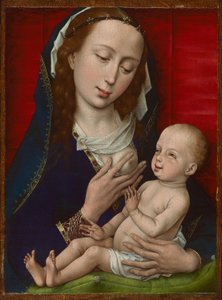 Dziewica z Dzieciątkiem autorstwa Rogier van der (workshop of) Weyden