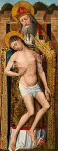 Trójca Święta, panel zewnętrzny Tryptyku Westona, ok. 1480 autorstwa Rogier van der Weyden