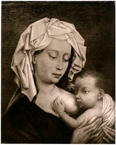Madonna z Dzieciątkiem, 1927 autorstwa Rogier van der Weyden