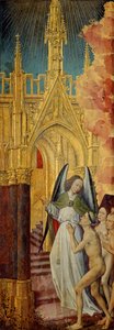 Dobry prowadzony do nieba, detal z Sądu Ostatecznego, ok. 1451 (zob. 20546-50 i 21041) autorstwa Rogier van der Weyden