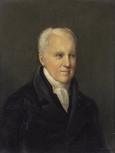 Wielebny George Crabbe, w latach 1827-28 (olej na panelu)