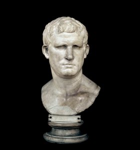 Popiersie Marka Wipsaniusza Agryppy (rzeźba z marmuru) autorstwa Roman