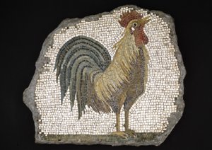 Kogucik (mozaika) autorstwa Roman