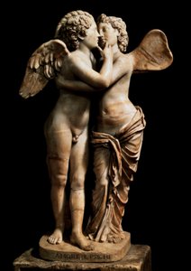 Kupidyn i Psyche (marmur) autorstwa Roman