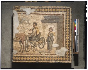 Wyjazd (z Domu Menander), ok. 250 (marmur) autorstwa Roman