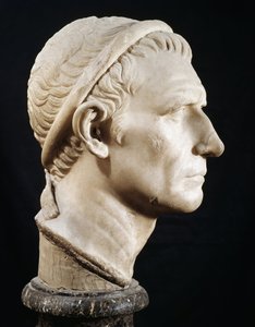 Głowa Antiocha III Wielkiego (rzeźba z marmuru) autorstwa Roman