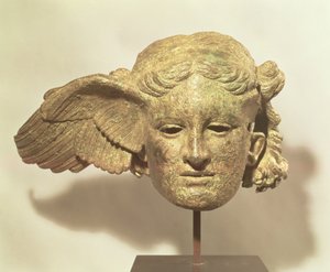 Głowa Hypnos, czyli Sen, kopia hellenistycznego oryginału z I-II wieku naszej ery, znaleziona w Civitella d