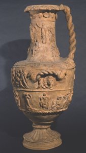 Hydra zdobiona reliefem, Falierii (glina)