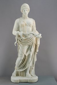 Hygieia, ok. 170 ne (marmur) autorstwa Roman