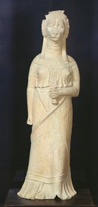 Bogini z głową lwa, z sanktuarium w Bir Bou Regba autorstwa Roman
