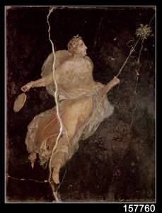 Maenad, z Domu statku, Pompeje, I wiek pne-79 AD autorstwa Roman