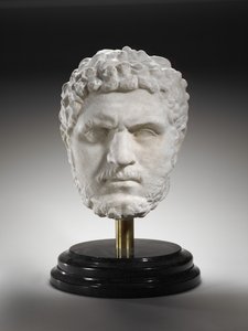 Portret Karakalli, Cesarza Cesarstwa Rzymskiego, AD 211-17 (marmur) autorstwa Roman