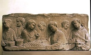ROMA Historia: Płatności dla wykonawców za prace przetargowe, koniec II w. (piaskowiec) autorstwa Roman
