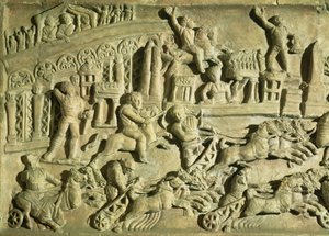 Płaskorzeźba przedstawiająca gry w Circus Maximus autorstwa Roman