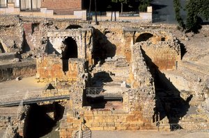 Amfiteatr rzymski, Estragon, Katalonia, Hiszpania autorstwa Roman