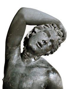Satyr, posąg z brązu autorstwa Roman