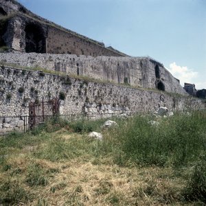 Sanktuarium fortuny w Palestrinie w Lacjum. autorstwa Roman