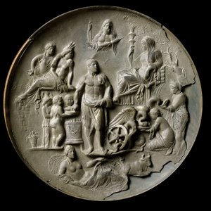 Srebrna patera z Akwilei z alegorią płodności autorstwa Roman