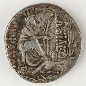 Tigranes II Armenii, rewers, 83-69 pne (srebrny) autorstwa Roman