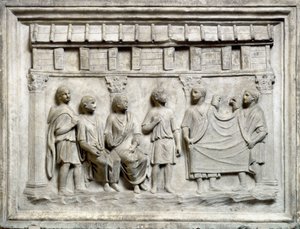 Sklep z bibułką w okresie augustańskim autorstwa Roman
