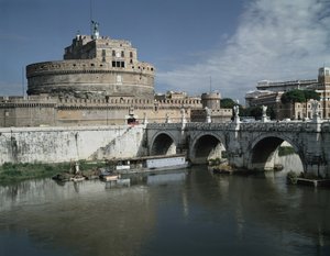 Widok na Zamek Świętego Anioła autorstwa Roman