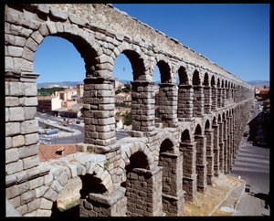 Widok na akwedukt autorstwa Roman