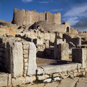 Widok na łaźnie licinian autorstwa Roman