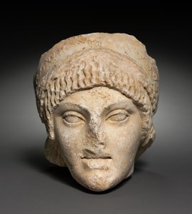 Głowa młodej kobiety, 25-1 pne autorstwa Roman Imperial Period