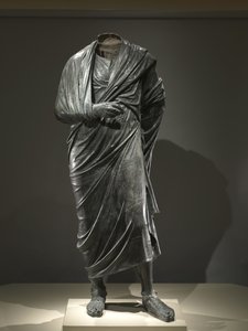 Cesarz jako filozof, prawdopodobnie Marek Aureliusz autorstwa Roman Imperial Period
