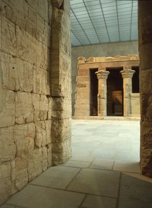 Świątynia Dendur, ok.10 pne (piaskowiec eolski) autorstwa Roman Period Egyptian