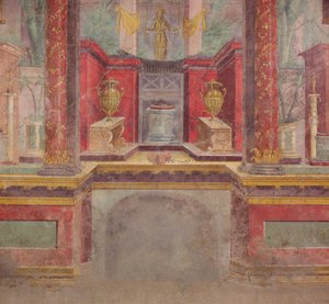 Malowidło ścienne z cubiculum willi w Boscoreale, ok. 50-40 r. p.n.e