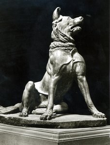 Pies Bullmastiff (marmur) autorstwa Roman Roman
