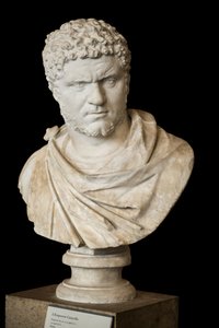 Karakalla (188-217 ne) marmur, sztuka rzymska autorstwa Roman Roman