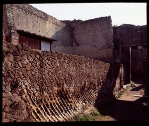 Szczegół konstrukcji rzymskich (praca mieszana (lub kompleks Opus vagecum i Opus), V wpne-I wne autorstwa Roman Roman