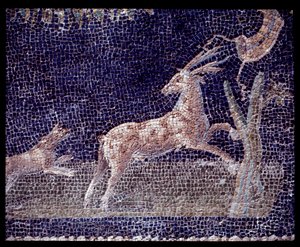Fragment mozaik ściennych nimfeum z casa di Nettuno e Anfitrite, V wpne-I wne autorstwa Roman Roman