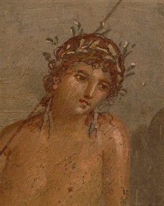 Włochy, Kampania, Region, Prowincja Neapol, Pompeje, Dom Marco Lucrezio Frontone Fresk przedstawiający Narcyza nad stawem autorstwa Roman Roman