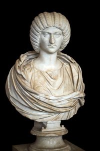 Julia Domna (ok. 170 - 217 ne), marmur, sztuka rzymska autorstwa Roman Roman