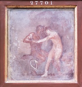 Satyr i hermafrodyta autorstwa Roman Roman