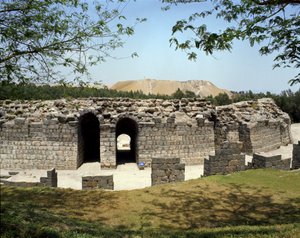 Widok rzymskiego teatru w Scytopolis, II wiek p.n.e.-IV wiek n.e. autorstwa Roman Roman