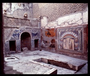 Widok triclinium casa di Nettuno e Anfitrite, V wpne-I wne autorstwa Roman Roman
