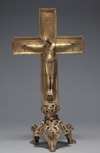 Krzyż Ołtarzowy ze Stojakiem, Hildesheim, Dolna Saksonia, 1140-1150 autorstwa Romanesque